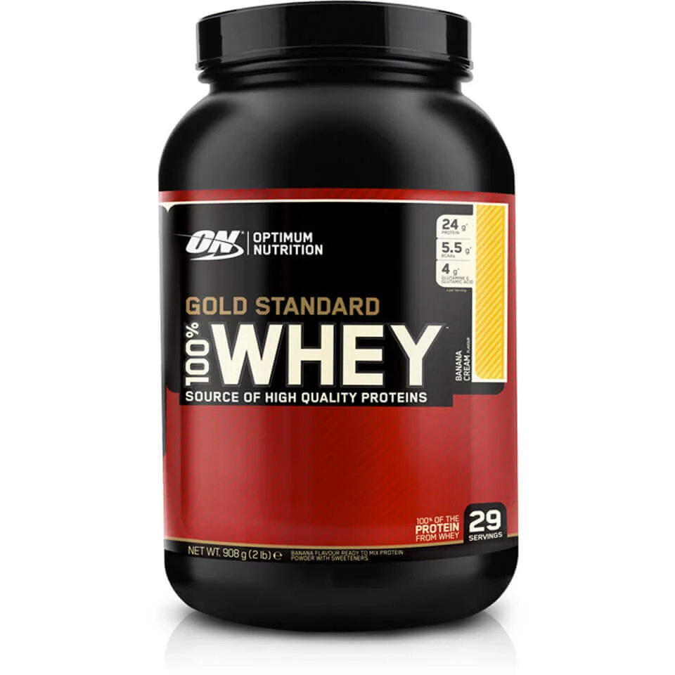 100% Whey Optimum Nutrition Gold Standard - 4545g - Sac - Banane Image 1