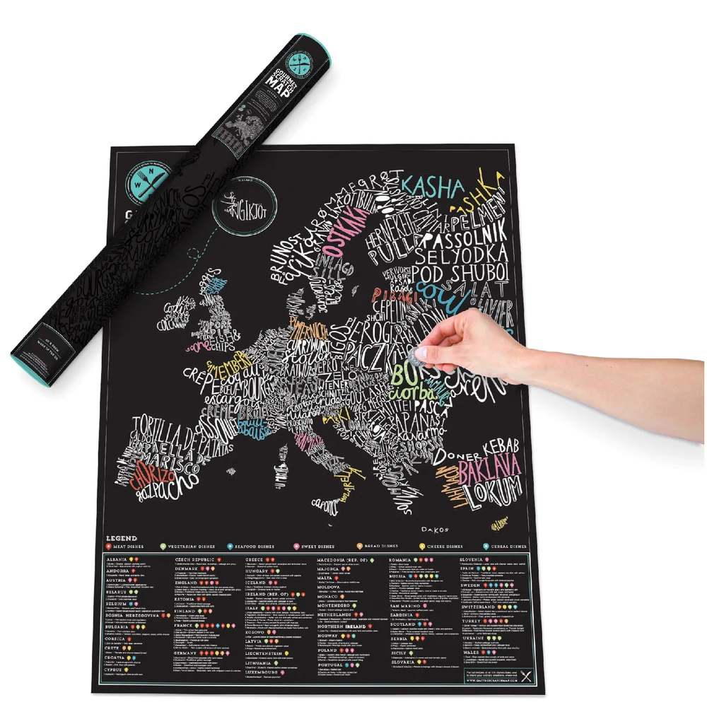 Carte à gratter du gourmet Image 1