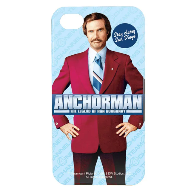Coque iPhone 4/4S Anchorman - Ron Burgundy
