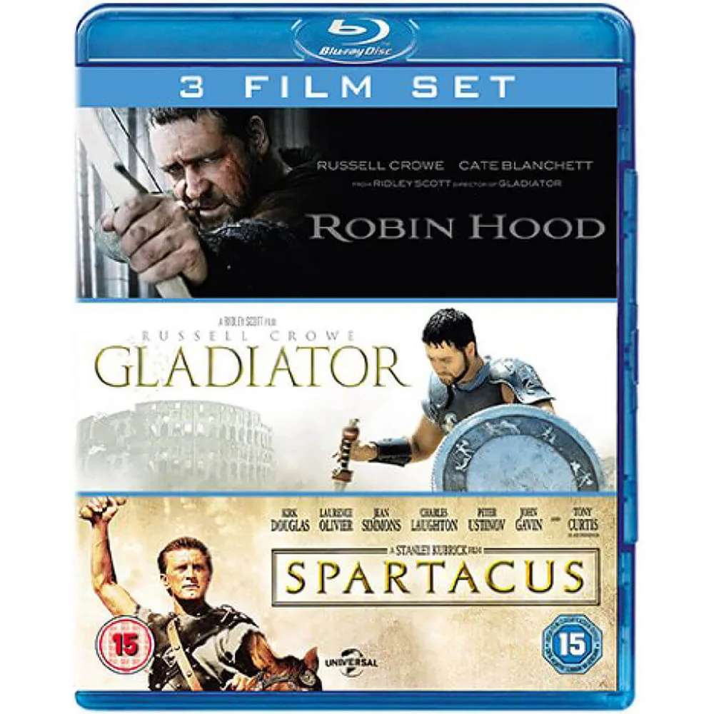 Gladiator / Spartacus / Robin des Bois Image 1