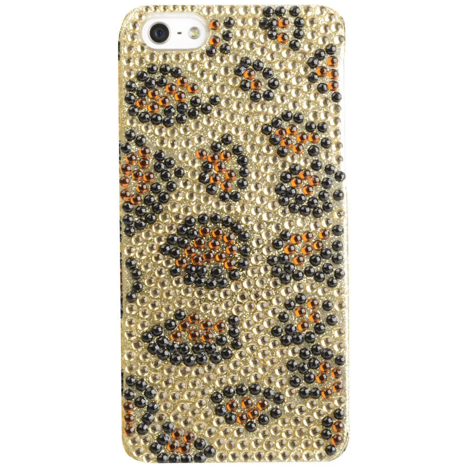 Coque 3D pour iPhone 5 -Léopard et Strass -Cygnett Image 1