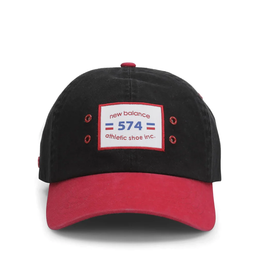 Casquette Unisexe New Balance 574-Noir/Rouge Image 1