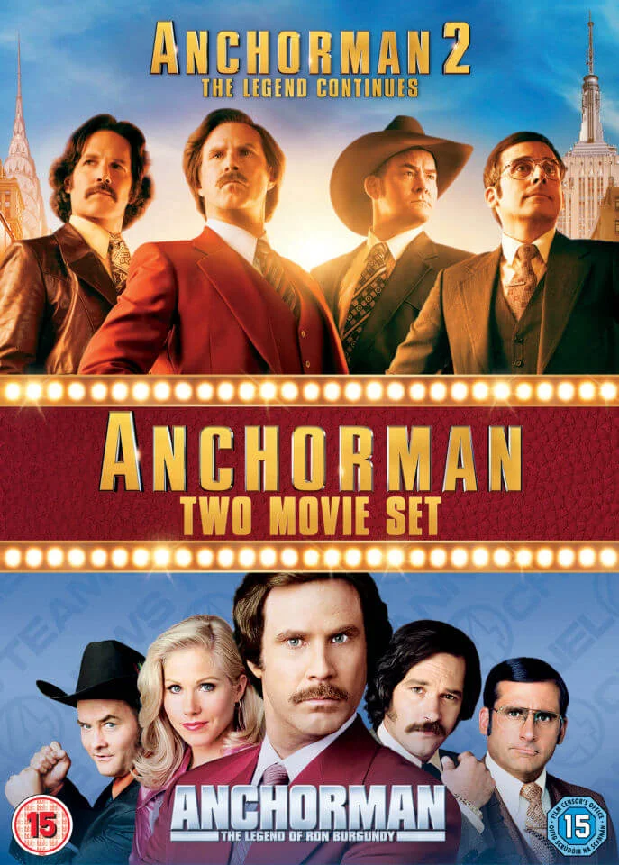 Anchorman: The Legend of Ron Burgundy / Anchorman 2: The Legend Continues Image 1