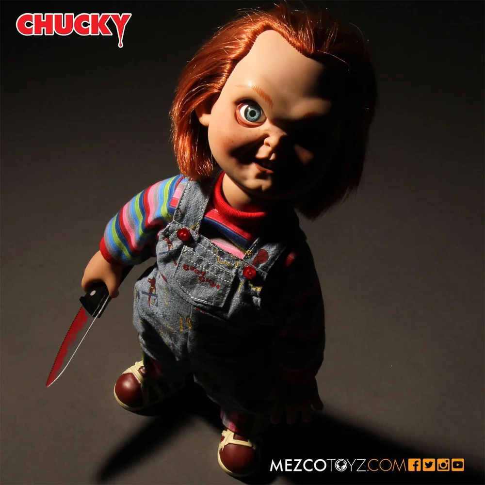 Mezco Child's Play: Talking Sneering Chucky 15 Inch Doll Image 1