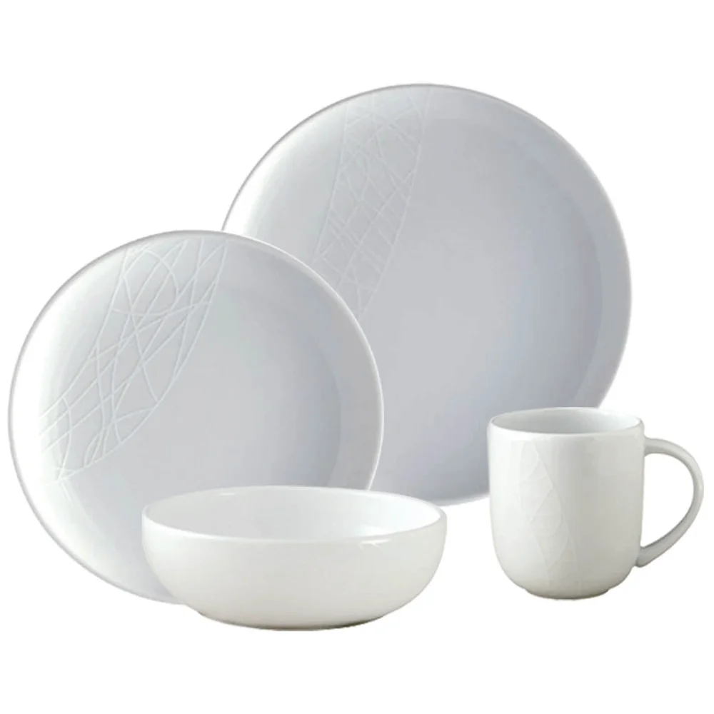 Jamie Oliver Dinner Set - White on White Image 1