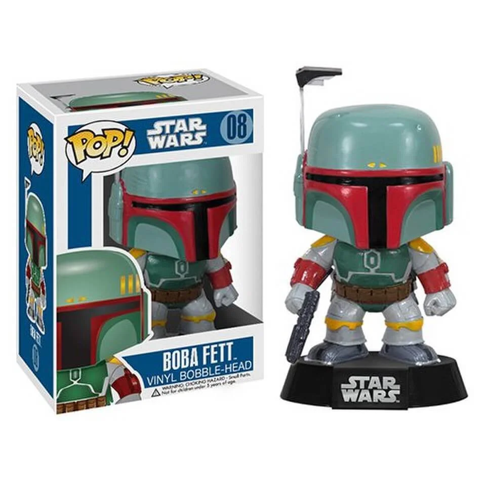 Star Wars Boba Fett Pop ! Figure en vinyle Bobblehead Image 1