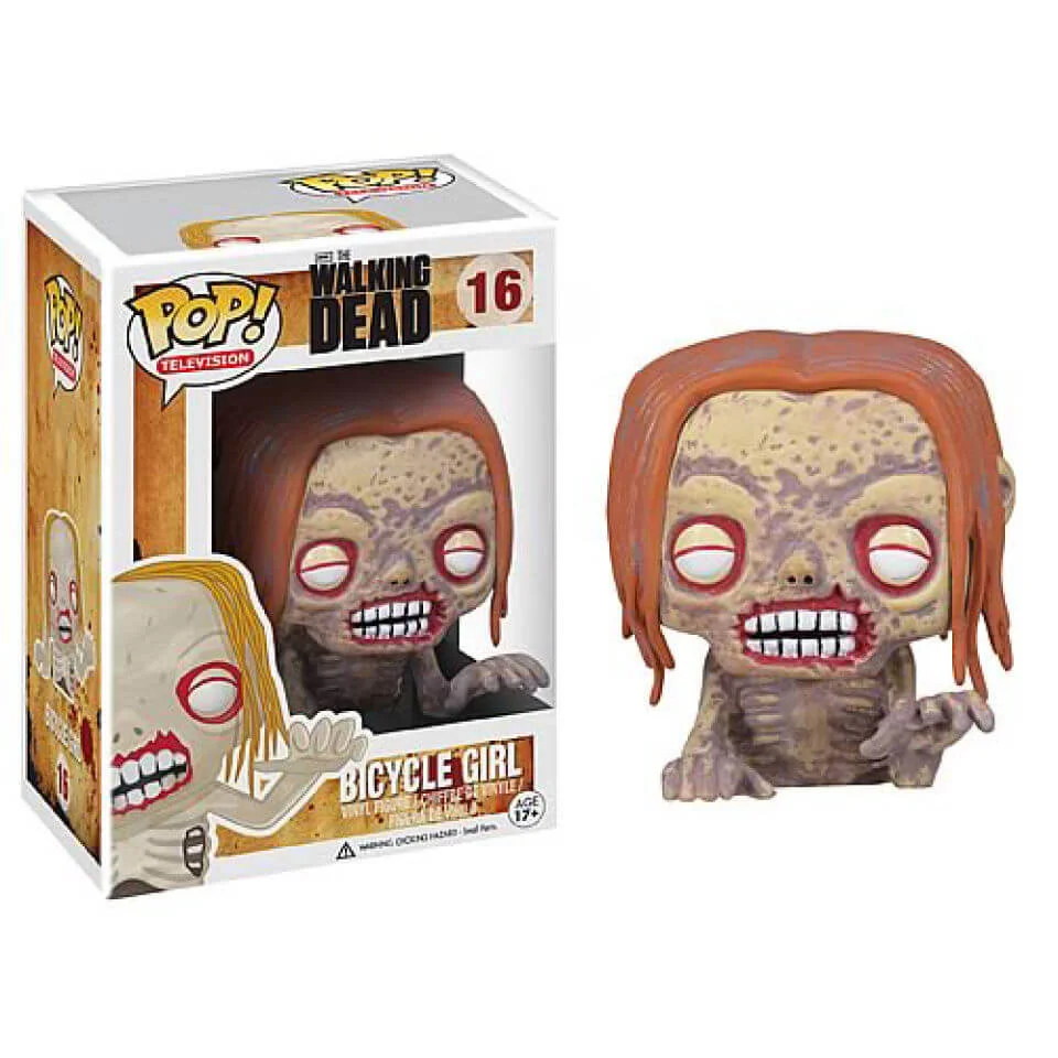 The Walking Dead Bicycle Girl Zombie Pop! Vinyl Figure Image 1