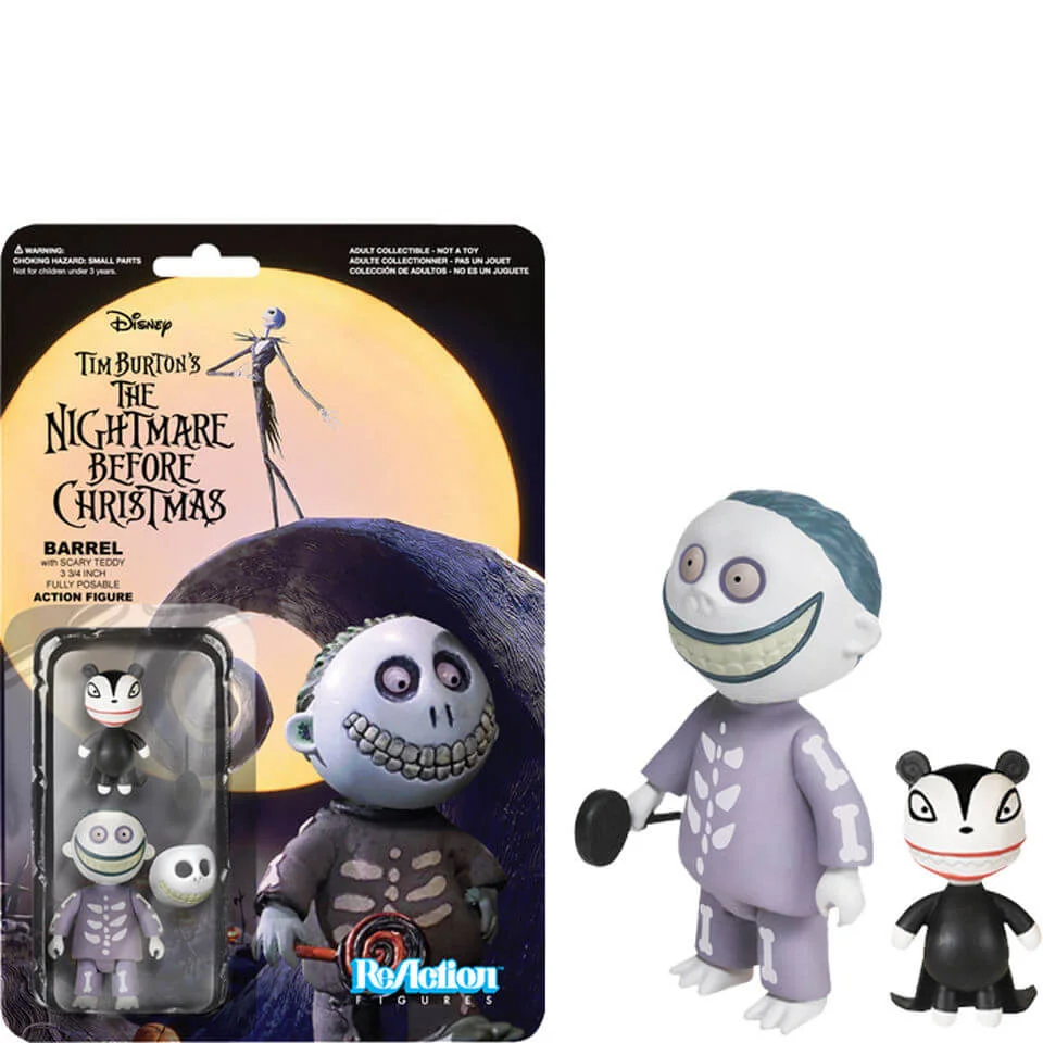 ReAction The Nightmare Before Christmas - Barrel - 3 3/4"" Action Figure Image 1