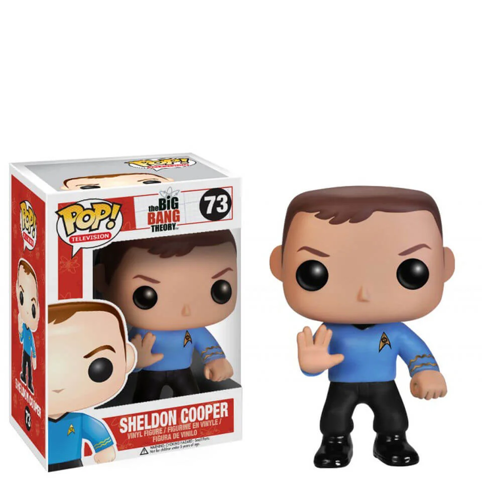 The Big Bang Theory Sheldon Star Trek Pop! Vinyl Figure Image 1