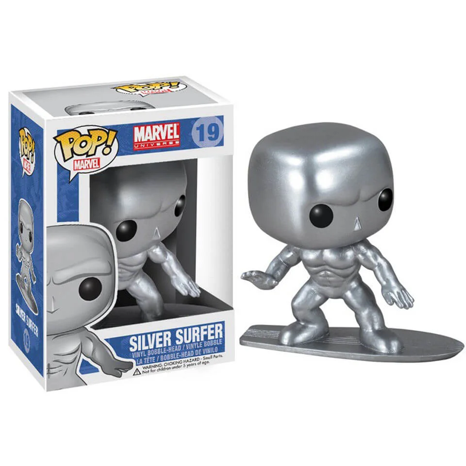 Marvel Silver Surfer Pop! Vinyl Figure Image 1