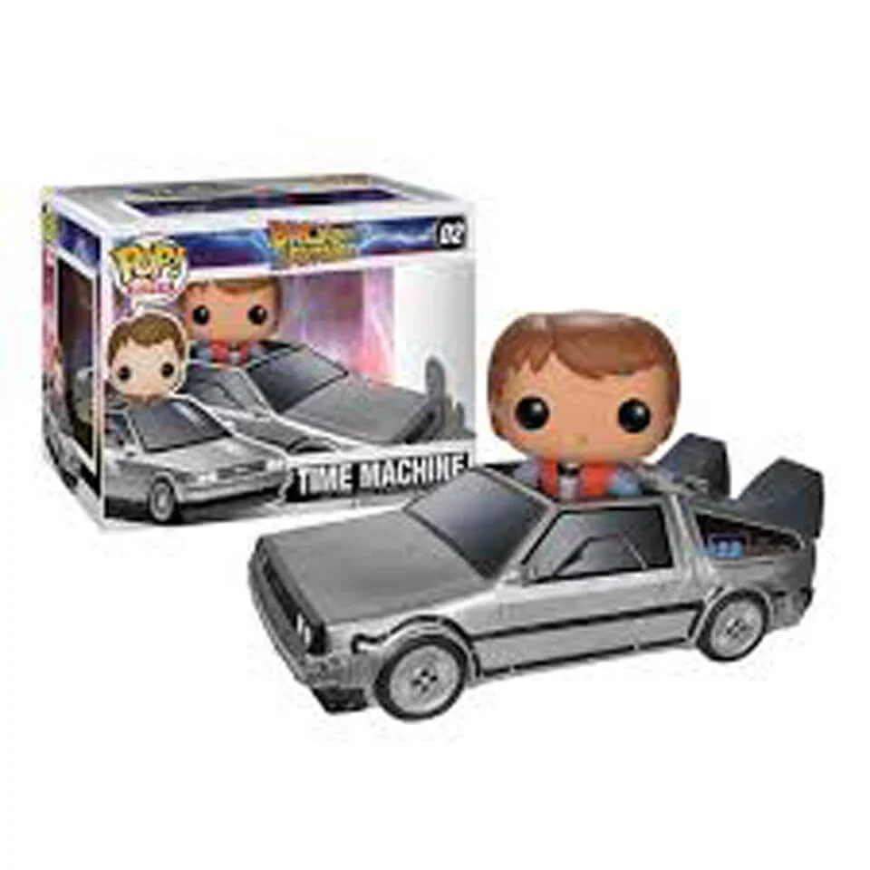 Retour vers le futur Marty Mcfly avec Delorean Figurine Funko Pop! Image 1