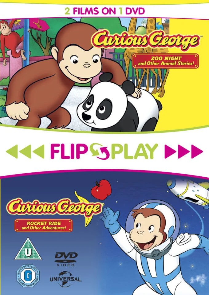 Curious George: Zoo Night / Curious George's Rocket Ride Image 1
