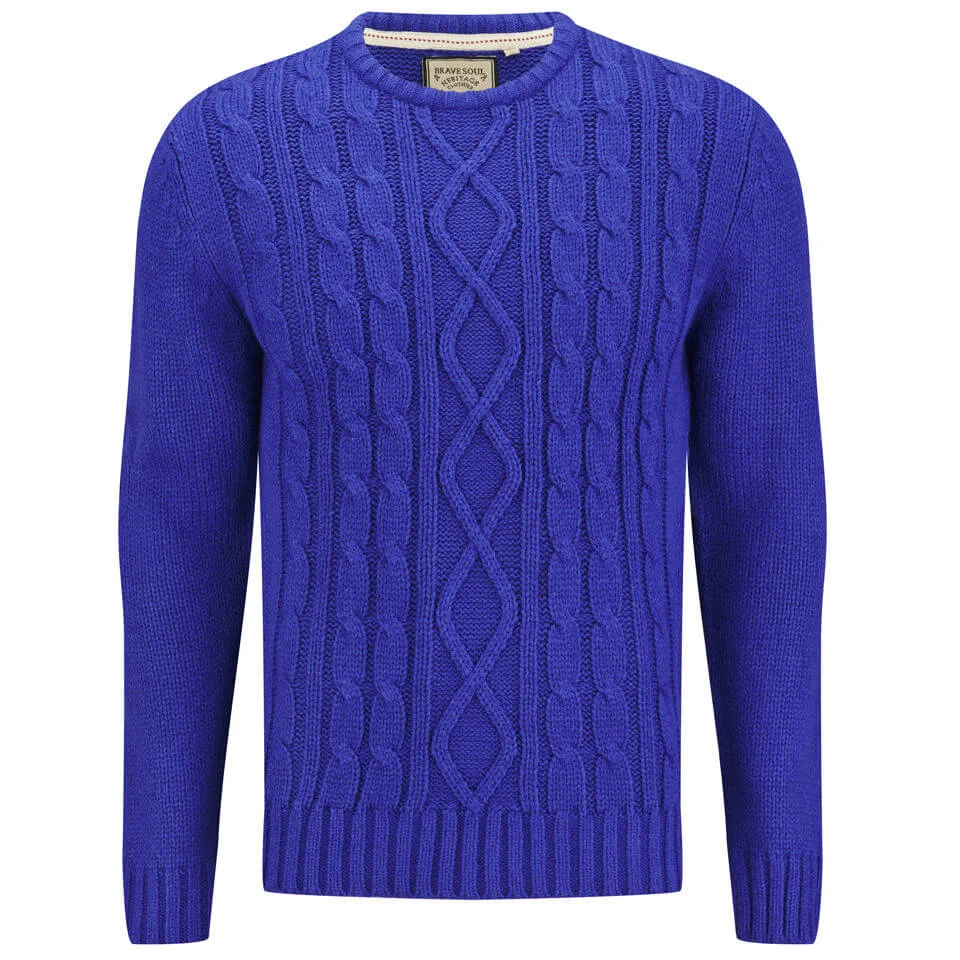Pull Brave Soul Homme Ludwig -Bleu - S - Bleu Image 1