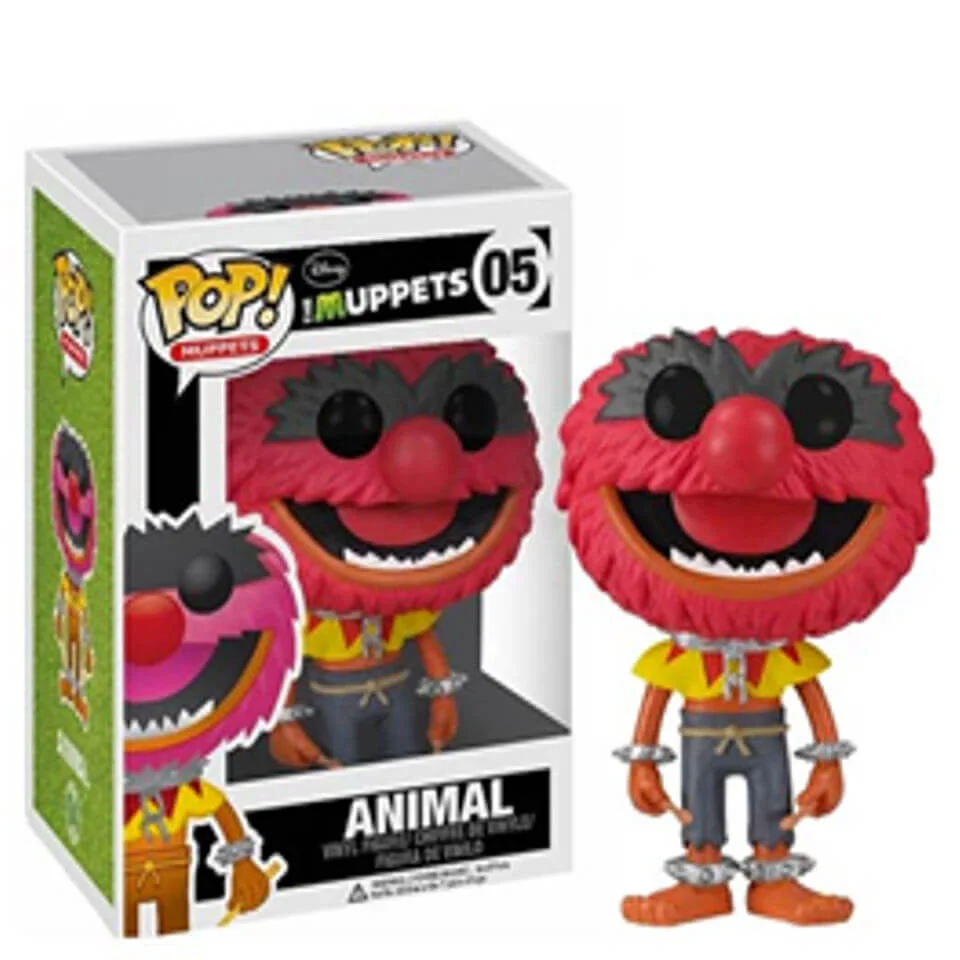 Disney Muppets Most Wanted Animal Pop! Vinyl Figure Image 1