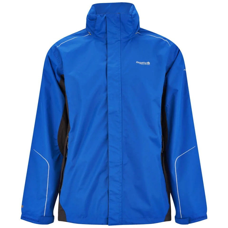 Regatta Men's Sangson Waterproof ISOTEX 5000 Jacket - Oxford Blue/Ash - XXXL - Bleu Image 1