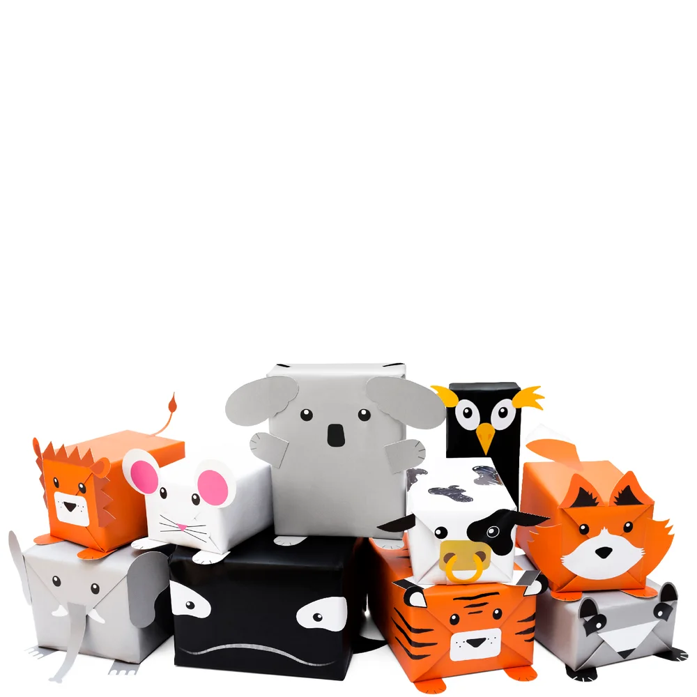 Papier Cadeau Animaux - Transformez vos cadeaux en animaux ! Image 1