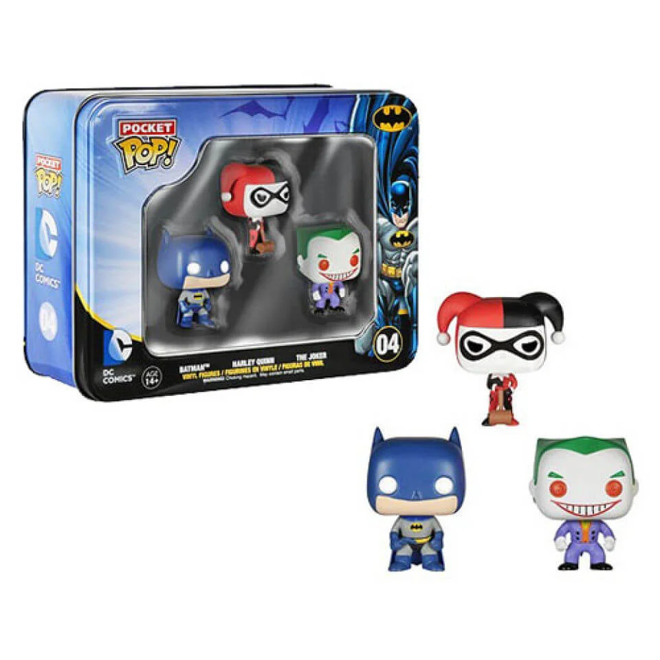 Mini Figurines Pop! Batman Pocket - DC Comics (lot de 3) Image 1