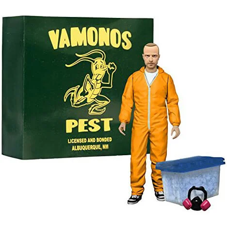 Breaking Bad figurine Deluxe Jesse Pinkman in Orange Hazmat Suit heo Exclusive Image 1