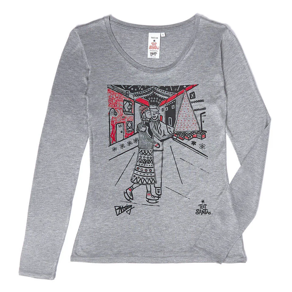 T-Shirt manches longues pour Femme Ben Mosely -Gris - XS/UK 8 Image 1