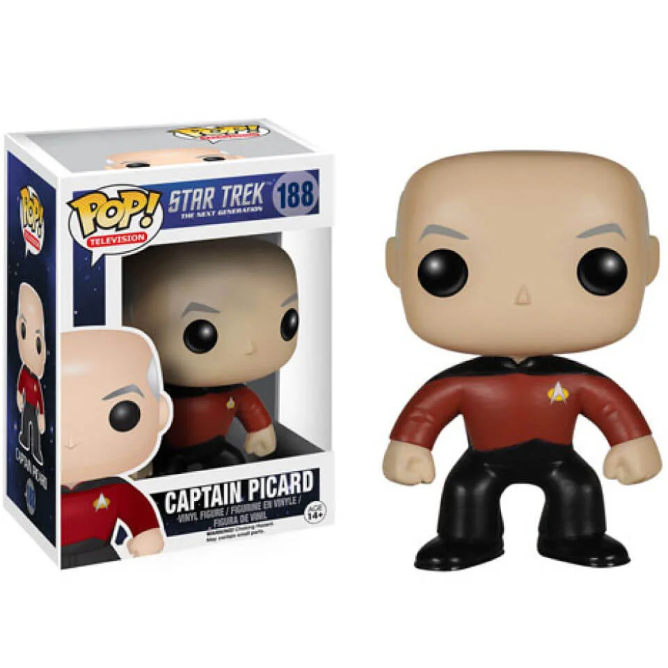 Star Trek : La Nouvelle Génération Captain Jean-Luc Picard Figurine Funko Pop! Image 1