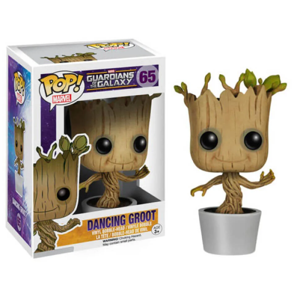 Marvel Guardians of the Galaxy Dancing Groot Pop! Vinyl Figure Image 1