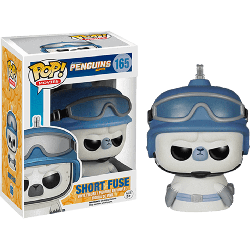 Penguins de Madagascar Short Fuse Pop ! Figurine en vinyle Image 1
