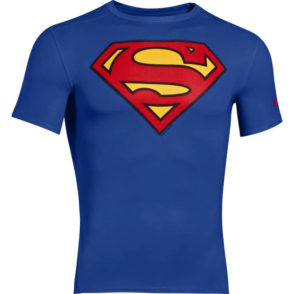 T-Shirt Under Armour® Alter Ego -Superman Bleu - S - Blue/Red/Yellow Image 1