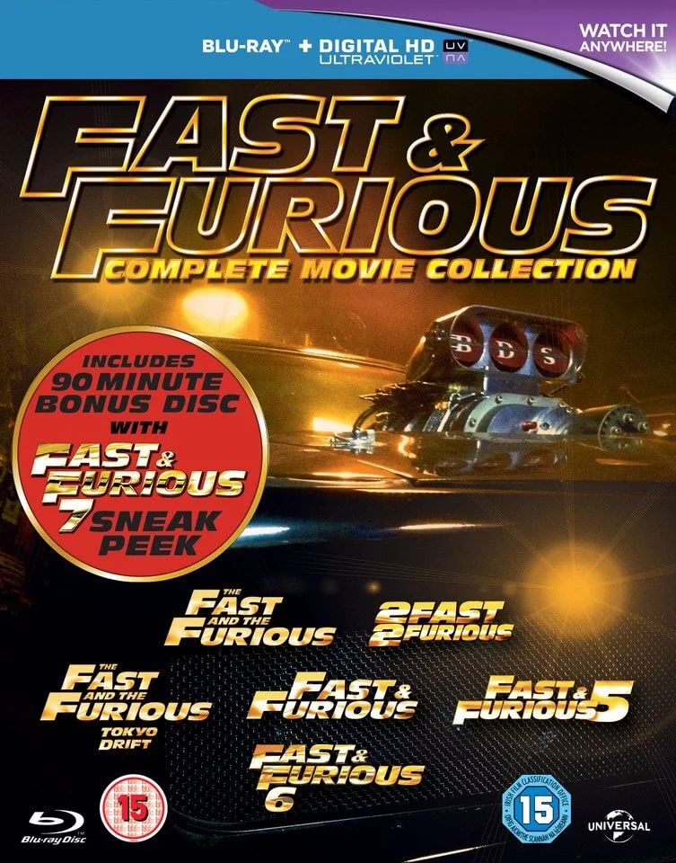 Fast & Furious 1-6 avec Sneak Peek Image 1