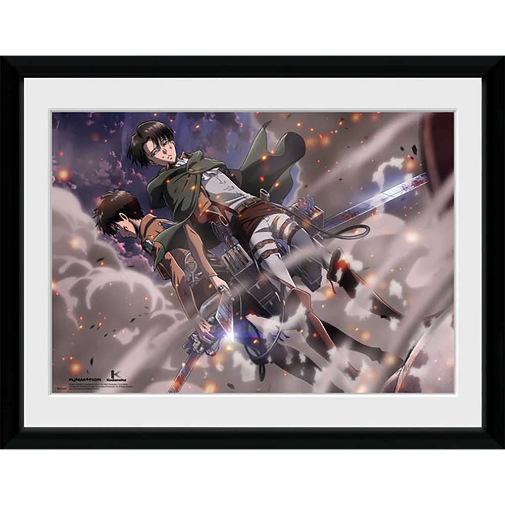 Attack on Titan Smoke Blast - 16x12 Framed Photographic Image 1