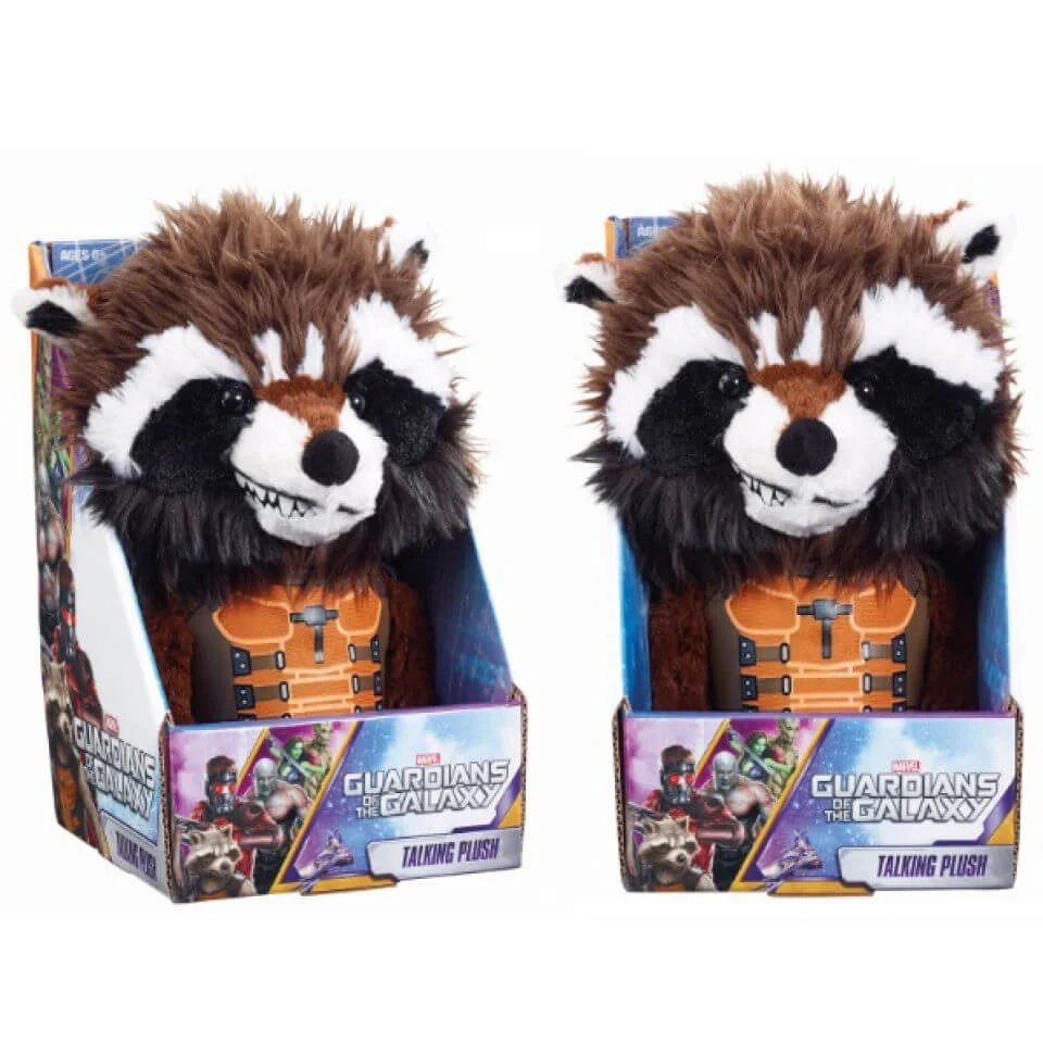 Peluche Interactive Medium Rocket Raccoon - Les Gardiens de la Galaxie Marvel Image 1