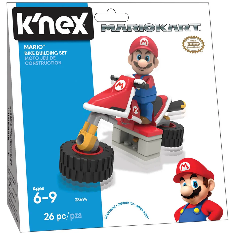 K'NEX Mario Kart: La Moto Volante de Mario (38494) Image 1