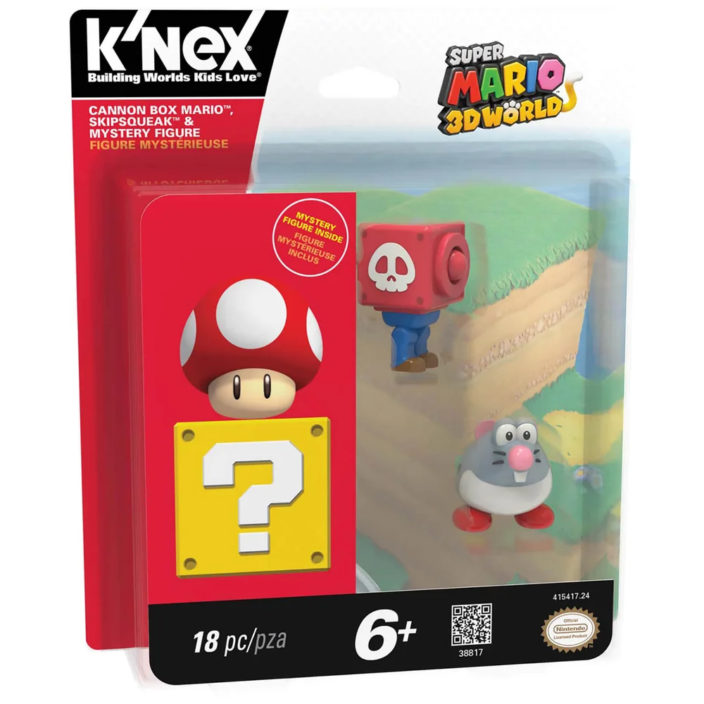 K'NEX Mario Kart: Cannon Box Mario, Draglet et Mystère (38817) Image 1