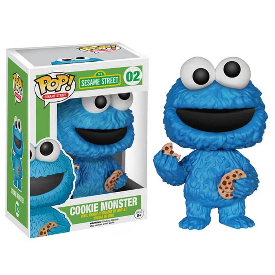 Figurine Pop! Vinyl Sesame Street Cookie Monster (Macaron le Glouton) Image 1