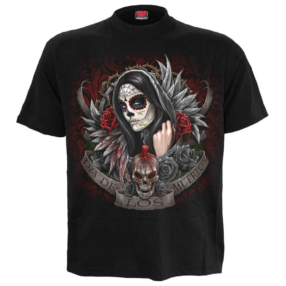 T-Shirt Homme Spiral Muertos Dias - Noir - M - Noir Image 1
