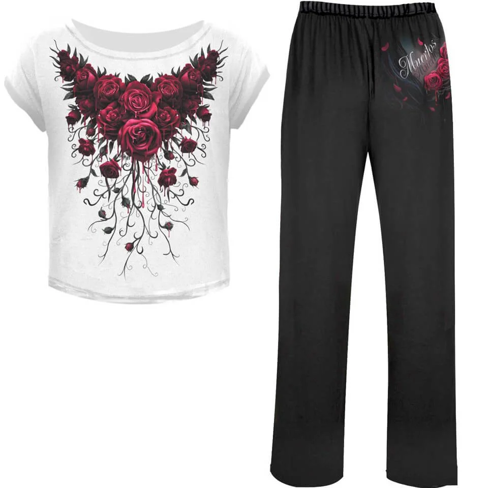 Pyjama pour Femme Spiral BLOOD ROSE - M - Black/White Image 1