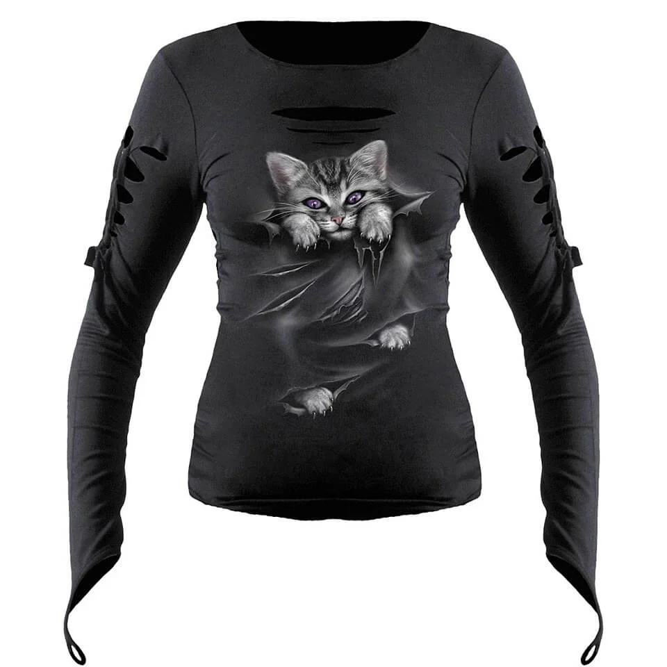 Haut Spiral WAISTED CORSET -Noir - M - Noir Image 1