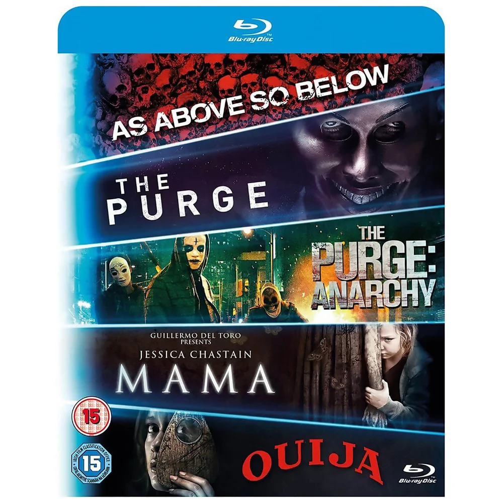 Blu-ray Starter Pack - Incluant Mama, Purge 1, Purge : Anarchy, OUIJA, As Above, So Below Image 1