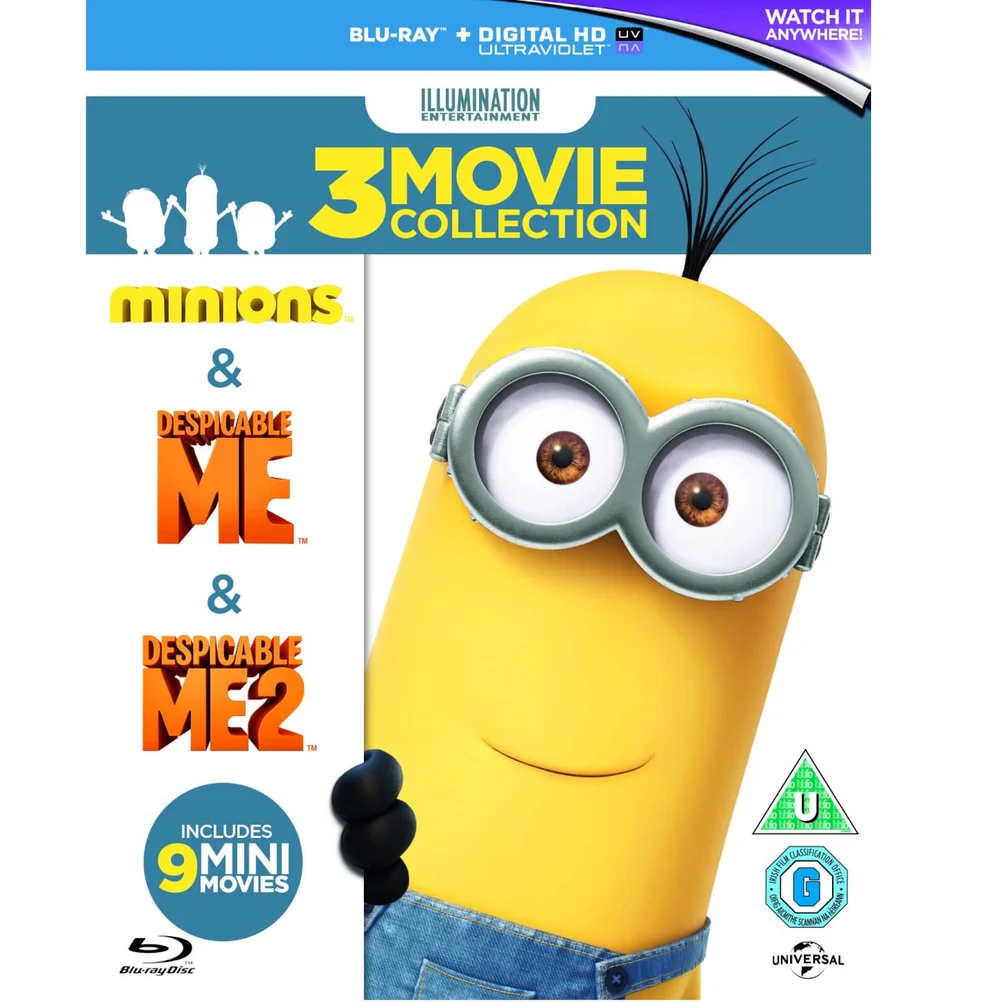 Collection Minions et Moi, Moche et Méchant 1 & 2 -Blu-ray Image 1