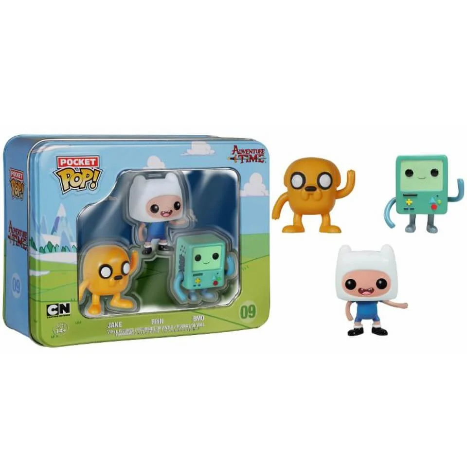 Lot de 3 Figurines Pocket Pop! Adventure Time - Boîte Collector Image 1