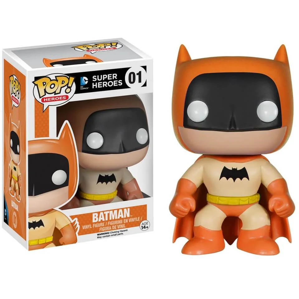 Figurine Pop! Batman Orange EXC 75eme Anniversaire - DC Comics Image 1