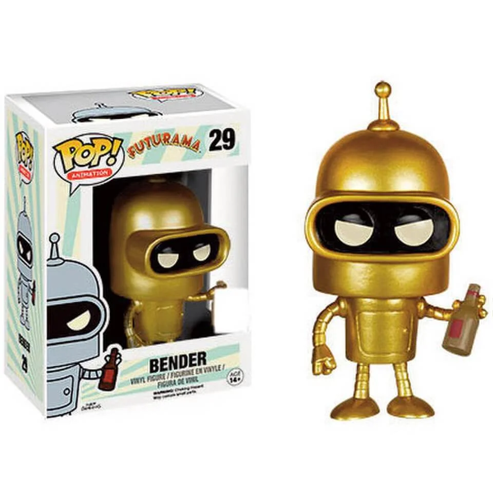 Figurine Futurama Bender Or - SDCC- Pop! Vinyl Image 1