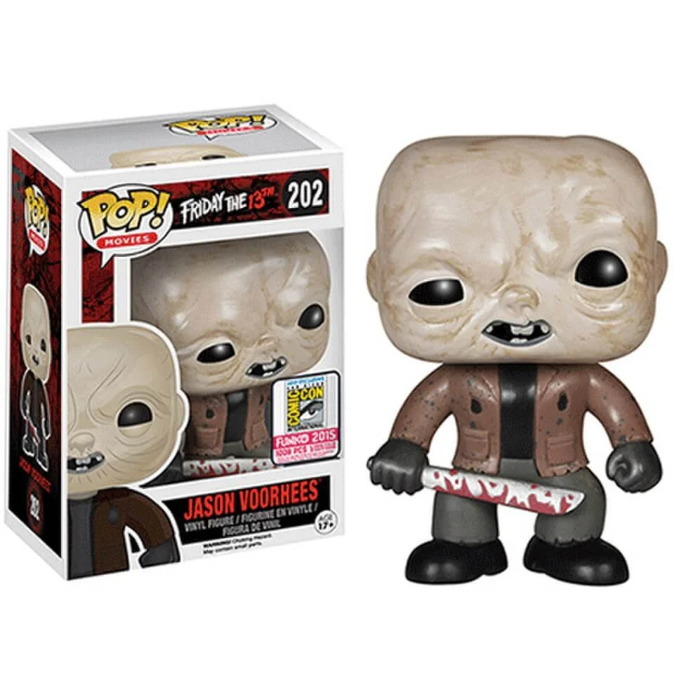 Friday the 13th Jason Voorhees Unmasked SDCC Exclusive Pop! Vinyl Figure Image 1