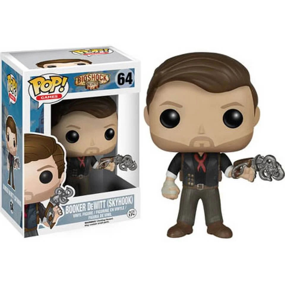 BioShock Infinite Booker DeWitt avec Sky-Hook Pop ! Figurine en vinyle Image 1