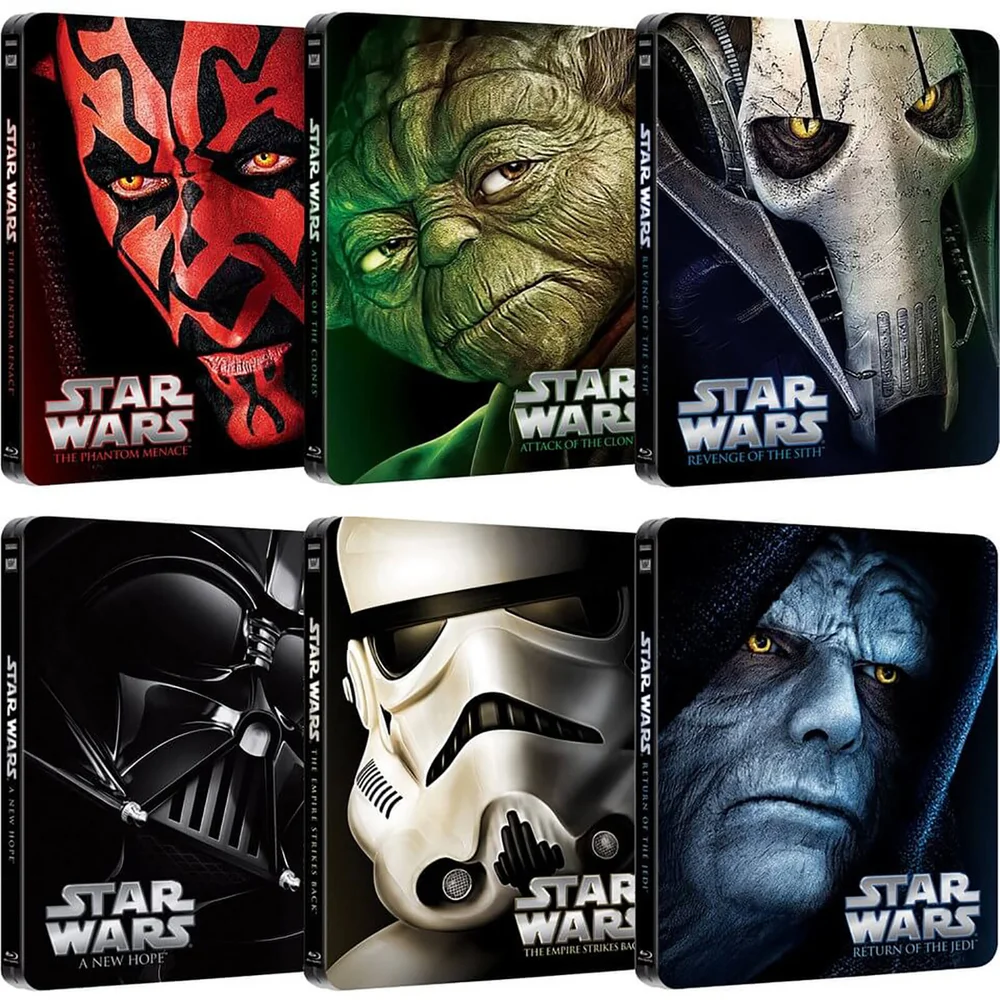 Star Wars Collection I-VI Steelbooks d'édition limitée Image 1