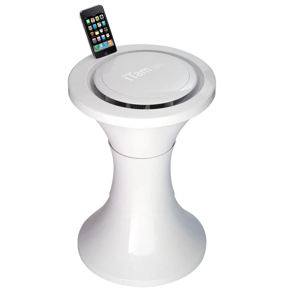iTamTam M1 Vogue Speaker Dock With Lightning Dock Included - White -GRADE A REFURB Image 1