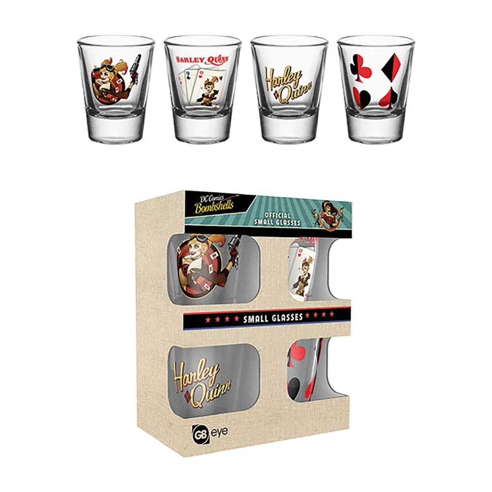 DC Comics Harley Quinn Bombshell - Shot Glasses Image 1