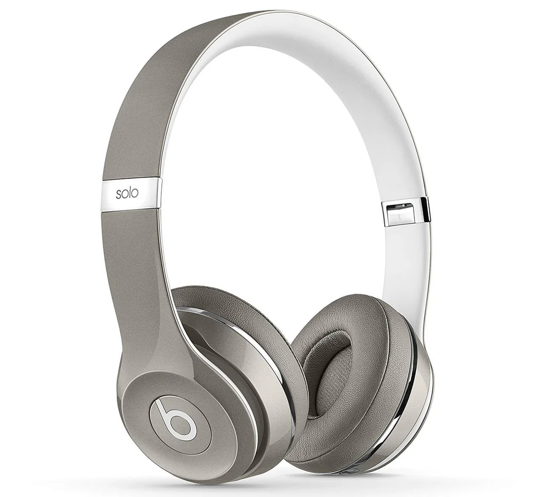 Beats by Dr. Dre: Solo2 Luxe Edition On-Ear Headphones - Silver Image 1