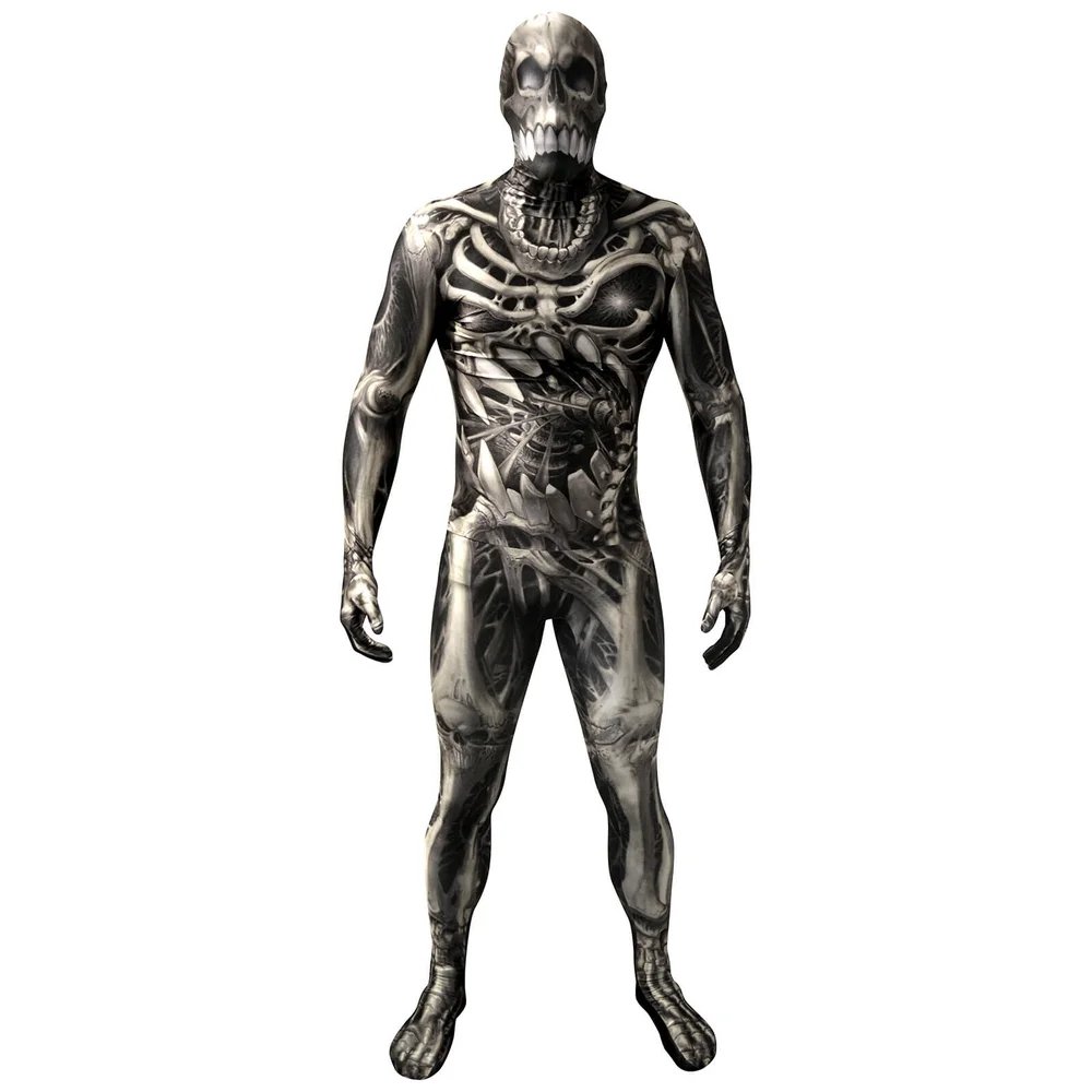Morphsuit Adulte Squelette - Gris - M Image 1