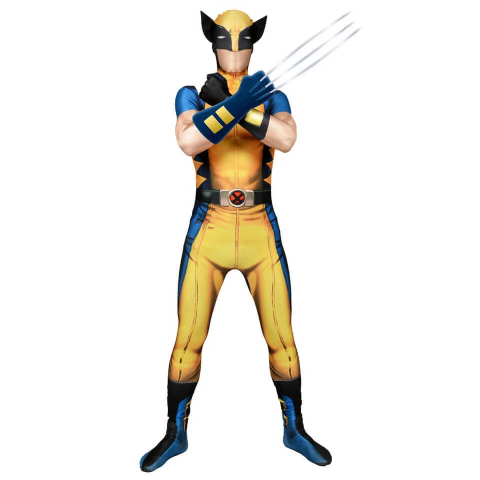 Morphsuit Adulte Deluxe - Marvel : Wolverine - M - Citron Image 1