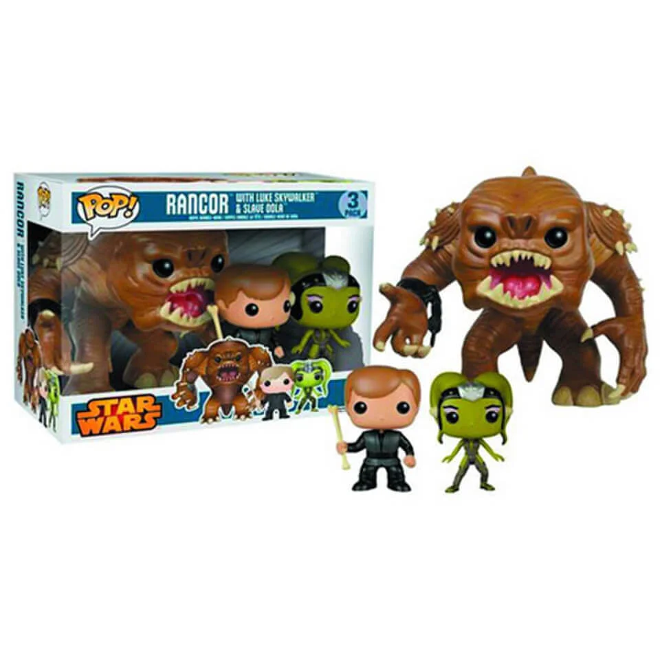 Star Wars Rancor, Luke et Oola Previews Exclusive Figurines Funko Pop! (3 Pack) Image 1